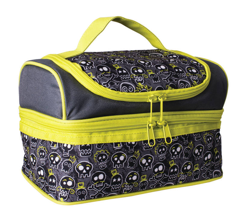 Avanti Yum Yum Double Decker Lunch Bag Skull Chef's Complements