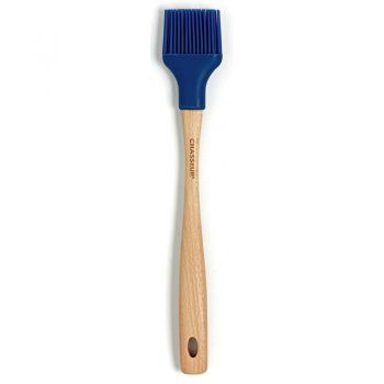 Chasseur Silicone Basting Brush with Wooden Handle Blue sh/03584