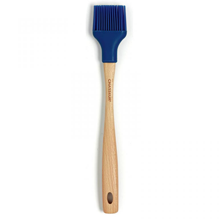 Chasseur Silicone Basting Brush with Wooden Handle Blue sh/03584
