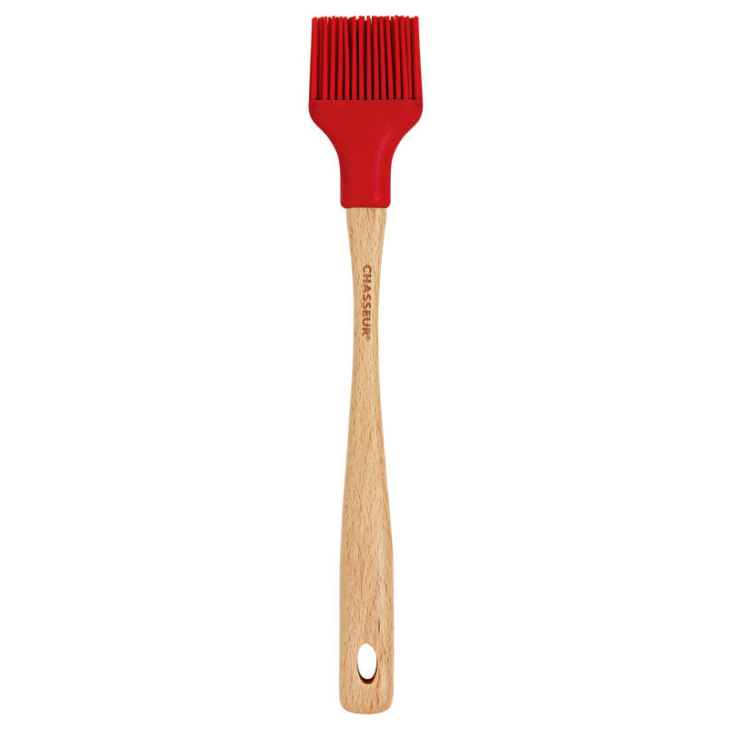 Chasseur Silicone Basting Brush with Wooden Handle Red sh/03594