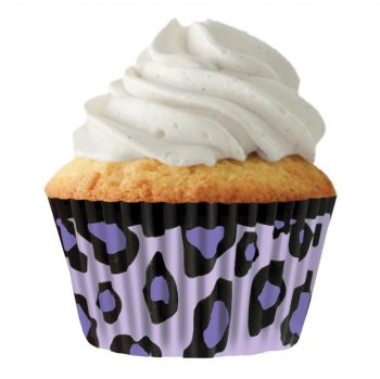 CupcakeCreations Lavender Leopard Baking Cases Pack of 32