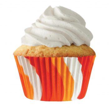 CupcakeCreations Orange Swirl Baking Cases Pack of 32
