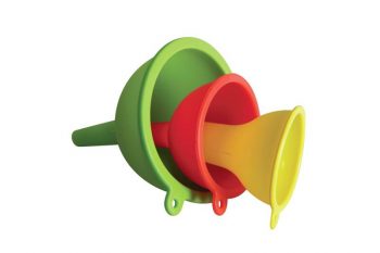 Avanti Silicone Funnel Set of 3