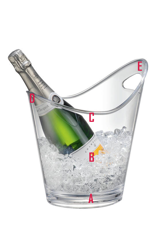 Serroni Fresco Vino Curva Wine/Champagne Bucket 4L Product Image 0