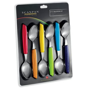 Scanpan Spectrum Coloured Table Spoon Set