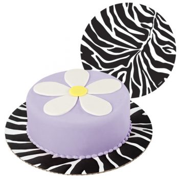 Wilton Zebra Fashion Cake Boards 25.4cm Pack of 3