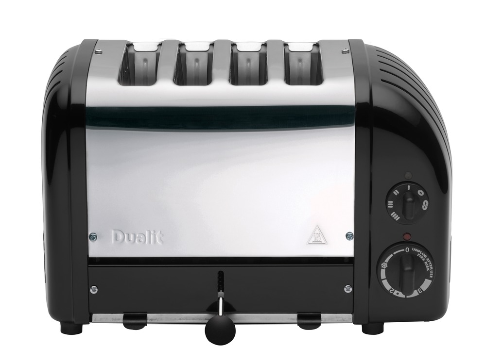 Dualit NewGen Matte Black 4 Slice Toaster Chef's Complements