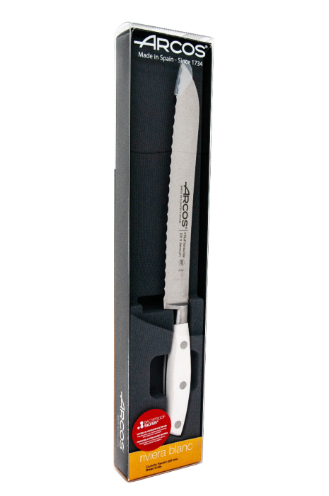 Arcos Riviera Blanc Bread Knife 20cm Product Image 2