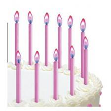 Wilton Color Flame Candle Pink