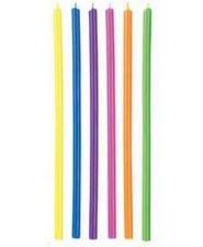 Wilton Multi Colour Long Candles