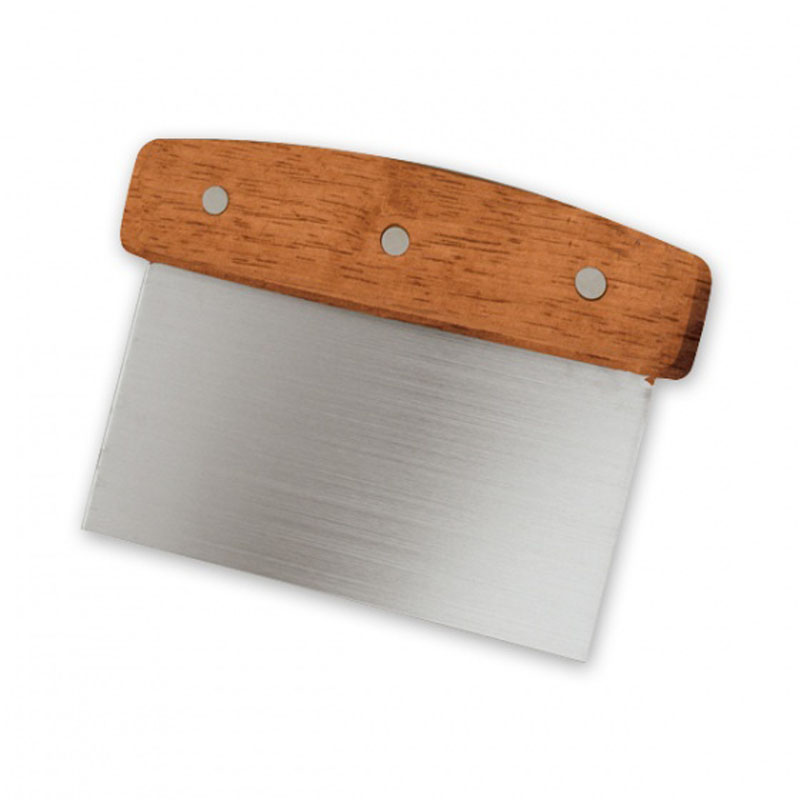 Dough Scraper Wood Handle Chef's Complements