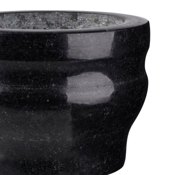 31450 – Granite Pestle & Mortar – Black 14cm Size Close-up