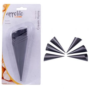 Appetito Cream Horns Non-Stick Set of 6