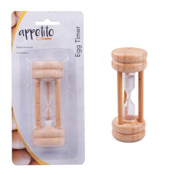 Appetito Natural Wood Egg Timer