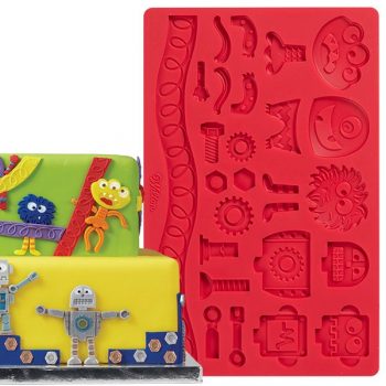 Wilton Fondant and Gum Paste Mould Robots & Monsters