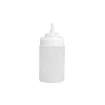Sauce Bottle 360ml Wide Top Clear