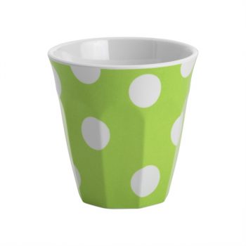 JAB Melamine Tumbler White Dots on Lime 190ml