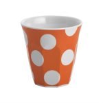 JAB Melamine Tumbler White Dots on Orange 190ml