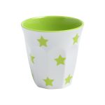 JAB Melamine Tumbler Lime Stars on White 190ml