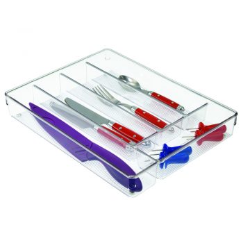 iDesign Linus Storage Cutlery Tray