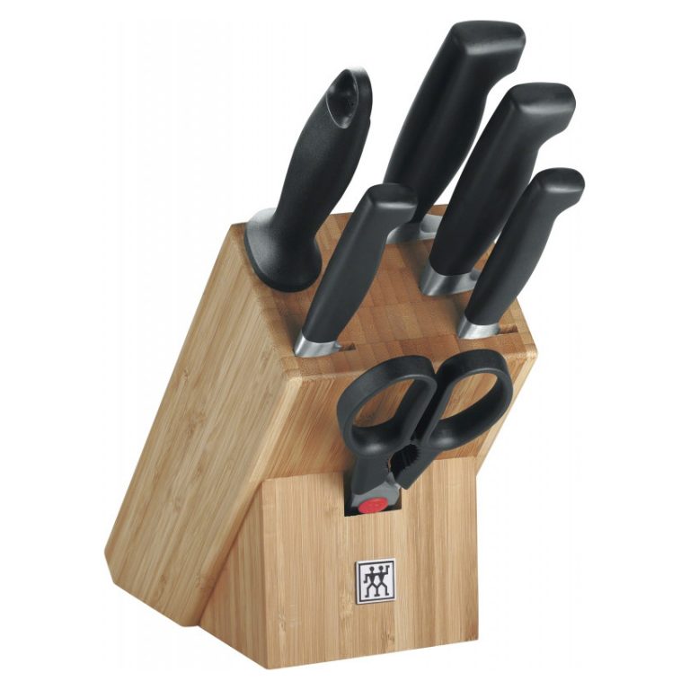 60059 – FOUR STAR Knife Block 7pc Set – HR