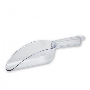CaterRax Polycarbonate Clear Flat Bottom Scoop (3 Sizes)