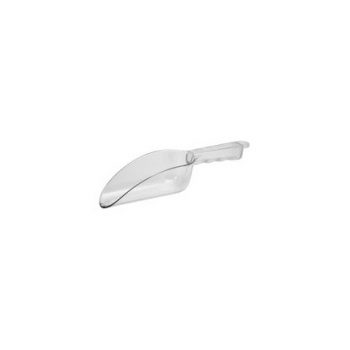 60106 CaterRax Polycarbonate Clear Flat Bottom Scoop