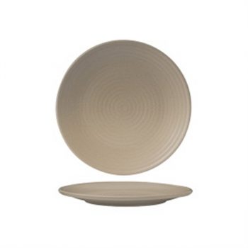 Zuma Sand Round Plate - Ribbed (2 Sizes)