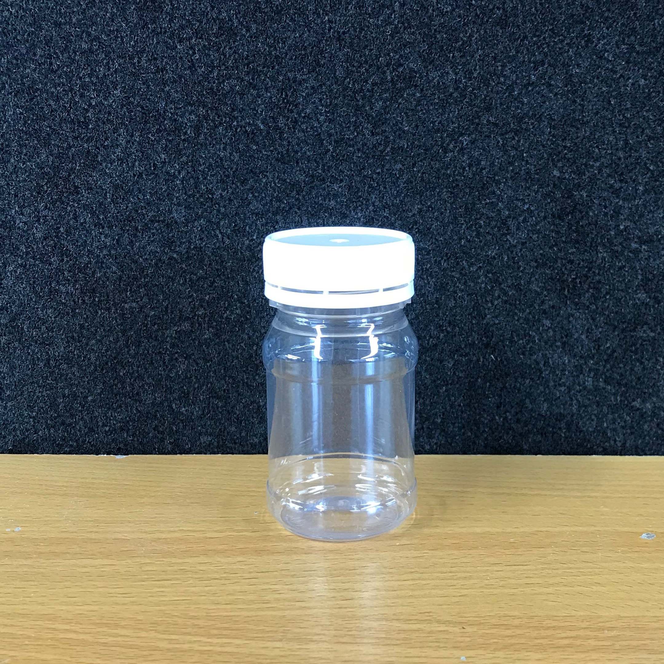 Plastic Jar Round Clear (2 Sizes) Chef's Complements