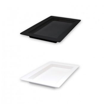 Ryner Melamine Rectangular Deep Platter (2 Colours)