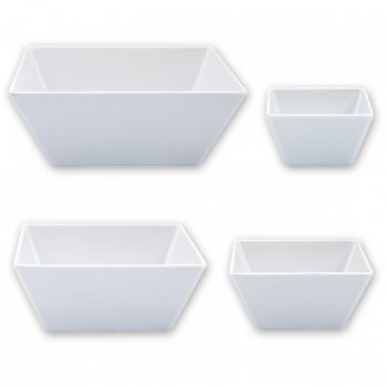 Ryner Melamine Square Bowl (15 Variations)