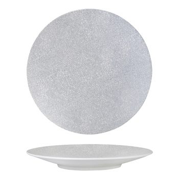 Luzerne Zen Grey Web Coupe Plate (4 Sizes)