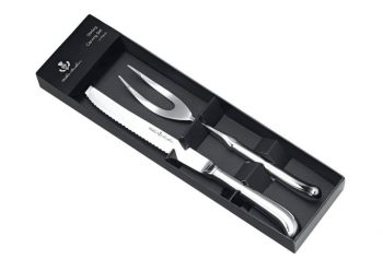 Wilkie Brothers 2 Piece Stirling Carving Set