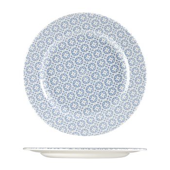 Churchill Super Vitrified Moresque Print Blue Plate (2 Sizes)