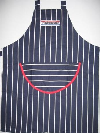 French Bistro Apron Navy