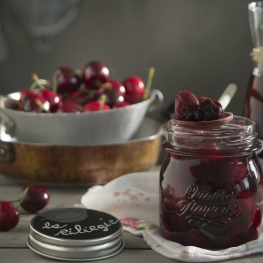 Bormioli Rocco Quattro Stagioni Jars Cherries in Marsala