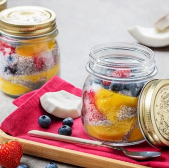 Bormioli Rocco Quattro Stagioni Jars Chia Pudding