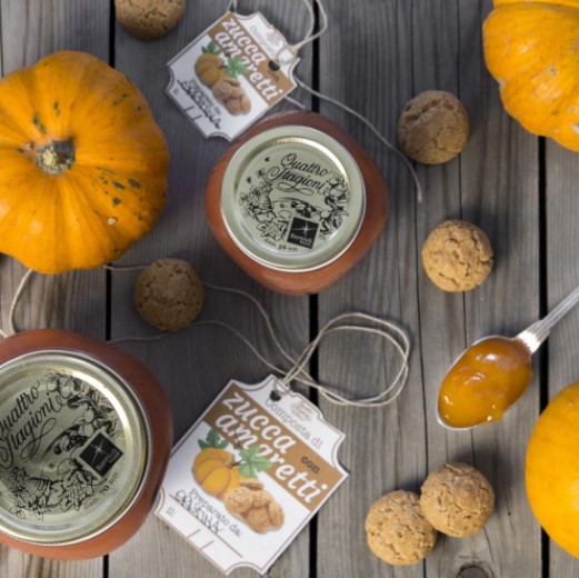 Bormioli Rocco Quattro Stagioni Jars Pumpkin Compote