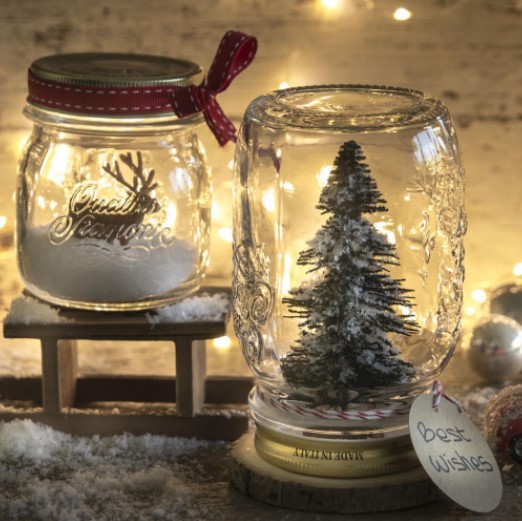 Bormioli Rocco Quattro Stagioni Jars Snow Globe