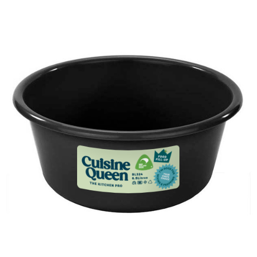 Cuisine Queen Bowl 32cm 6.5L Black