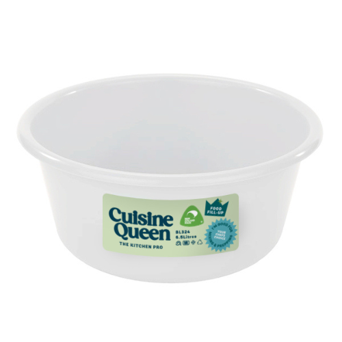 Cuisine Queen Bowl 32cm 6.5L White