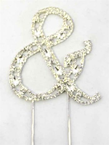 Diamante Silver Ampersand & - Symbol