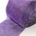 Diamond Rhinestone Cake Wrap Purple