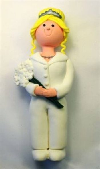 Claydough Blonde Haired Bride with Pants 120mm