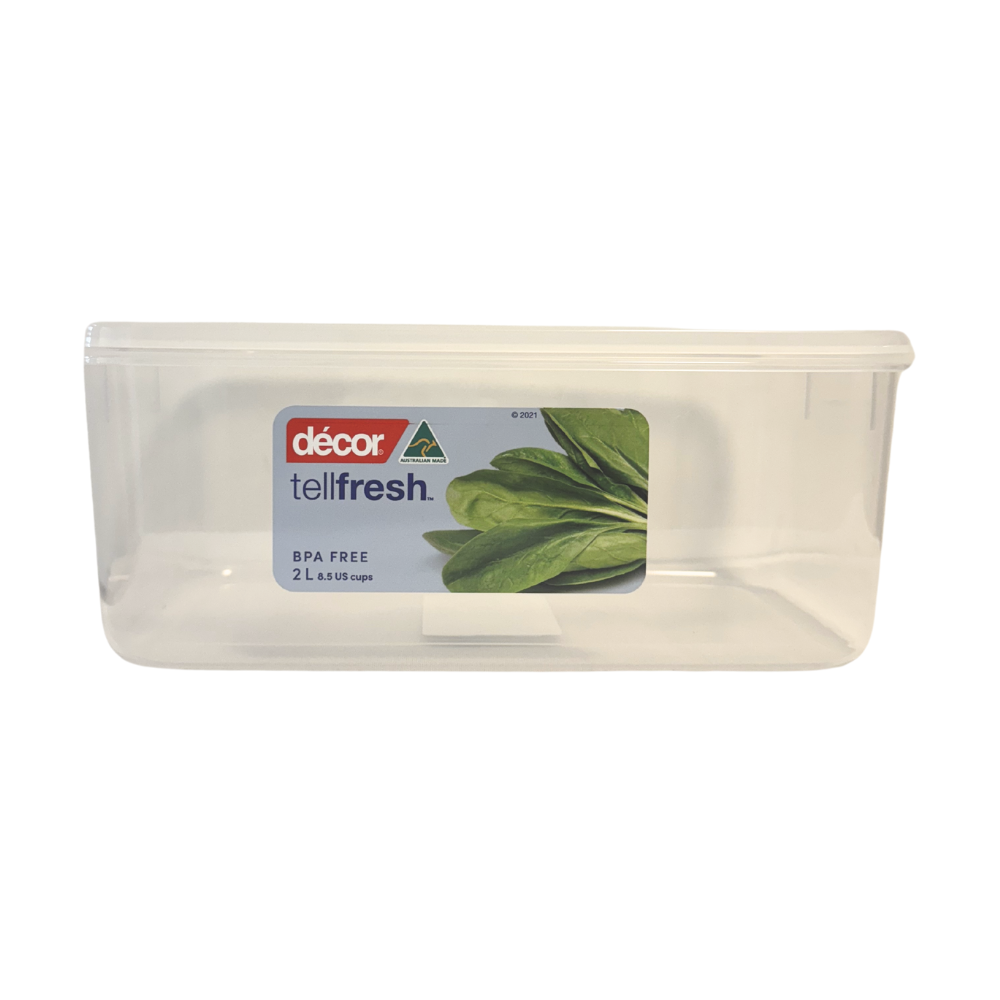 Decor Tellfresh® Tall Oblong Storer 2.0L