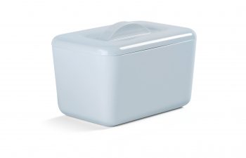 zeal pastel blue insulated butter dish