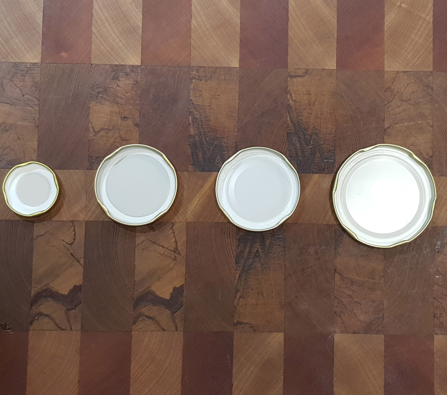 Twist Top Jar Lid Gold (3 Sizes) Chef's Complements