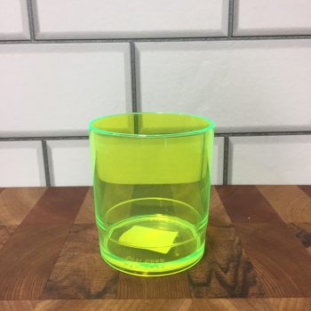 Polycarbonate Spirit Glass Stackable Lime Tint 266ml