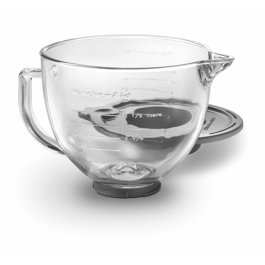 KitchenAid Tilt-Head Mixer Glass Bowl with Lid 4.7L Product Image 1