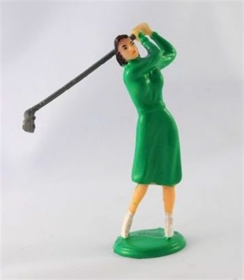 Lady Golfer with Green Dress 90mm